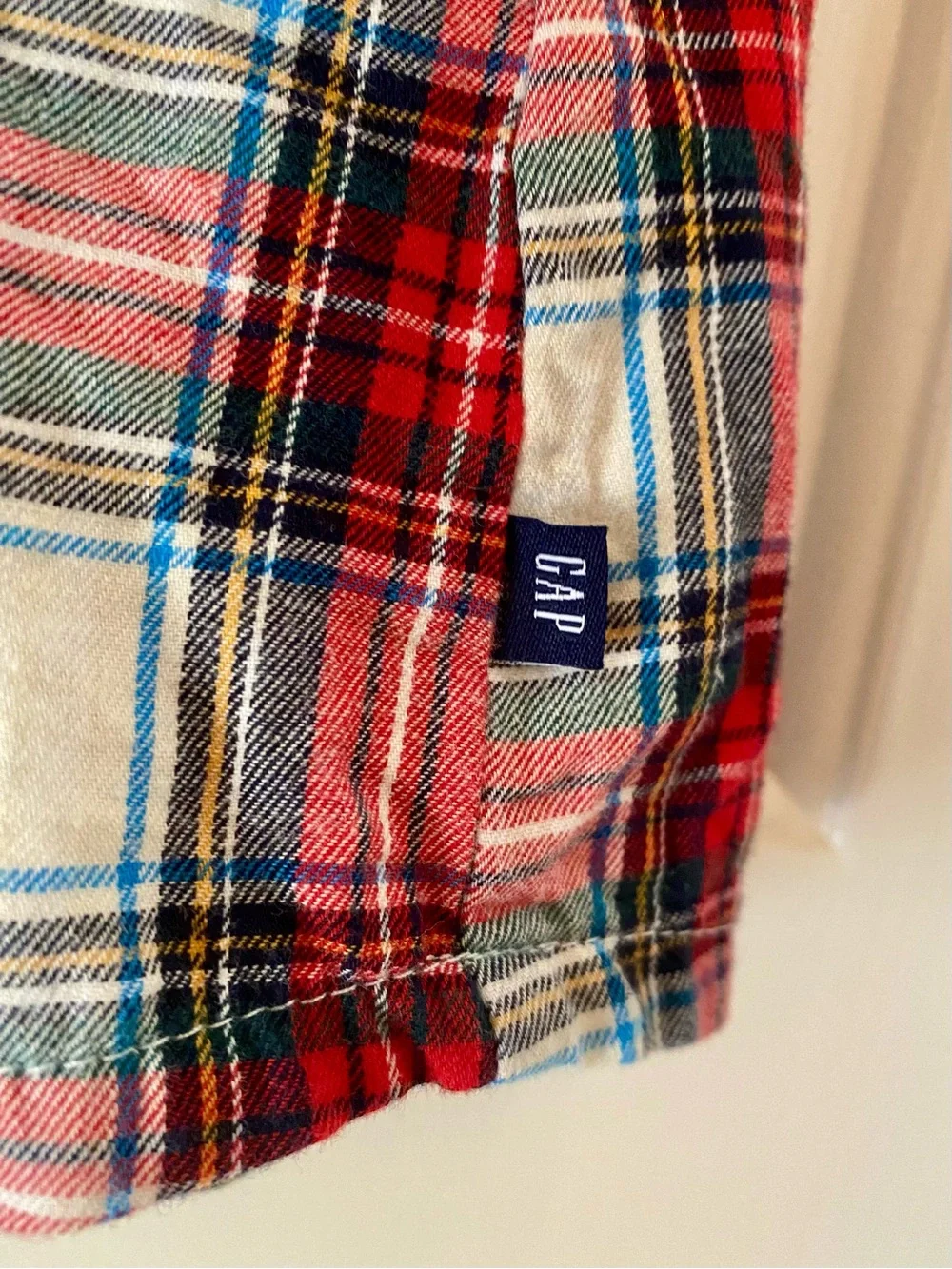 GAP cozy plaid